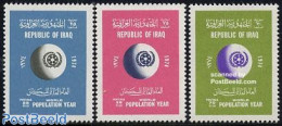 Iraq 1975 World Population Year 3v, Mint NH - Iraq