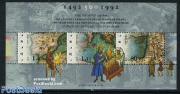 Israel 1992 Jews From Spain S/s, Mint NH, Various - Maps - Ungebraucht (mit Tabs)
