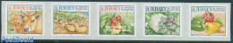 Jersey 2005 Agriculture 5v S-a (with Year 2005), Mint NH, Health - Nature - Food & Drink - Cattle - Ernährung