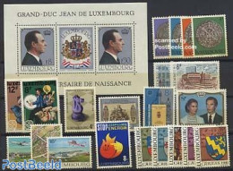 Luxemburg 1981 Yearset 1981 (21v+1s/s), Mint NH, Various - Yearsets (by Country) - Ongebruikt