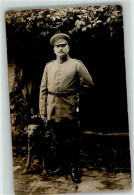 39420708 - Soldat Mit Hund Privatfoto AK - Otros & Sin Clasificación