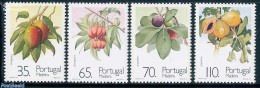 Madeira 1991 Fruits 4v, Mint NH, Nature - Fruit - Obst & Früchte