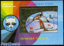 Togo 1980 Olympic Winter Games S/s, Mint NH, Sport - Olympic Winter Games - Skiing - Skiing