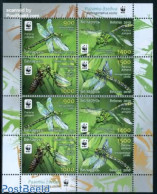 Belarus 2010 WWF, Dragonflies M/s, Mint NH, Nature - Animals (others & Mixed) - Insects - World Wildlife Fund (WWF) - Bielorrusia