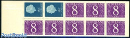 Netherlands 1965 2x18c, 8x8c Booklet, Register Line 10mm, Mint NH - Nuovi