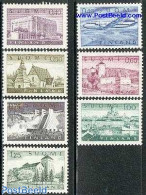 Finland 1963 Definitives 7v, Mint NH, Nature - Religion - Transport - Water, Dams & Falls - Churches, Temples, Mosques.. - Unused Stamps