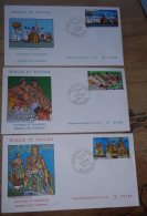 3 Enveloppes FDC, Coutume Traditions 1978, MATA-UTU  ............BOITE1.......... 443 - Covers & Documents