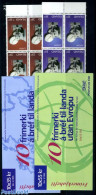 Iceland 1995 Europa, 2 Booklets, Mint NH, History - Europa (cept) - Stamp Booklets - Art - Sculpture - Ongebruikt