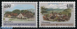 Liechtenstein 1998 Definitives, Views 2v, Mint NH - Ongebruikt