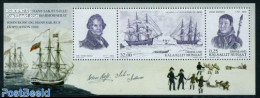 Greenland 2010 Hans Sakaeus & John Ross Expedition S/s, Mint NH, History - Transport - Explorers - Ships And Boats - Nuevos