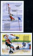 Saint Vincent 1998 Nagano Olympic Winter Games 2 S/s, Mint NH, Sport - Olympic Winter Games - Skiing - Skisport