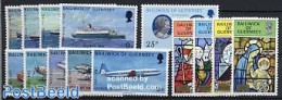 Guernsey 1973 Yearset 1973 (14v), Mint NH, Various - Yearsets (by Country) - Unclassified