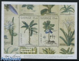 Sweden 2007 Carl Linaeus S/s, Mint NH, Nature - Flowers & Plants - Nuevos