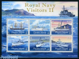 Pitcairn Islands 2010 Royal Navy 6v M/s, Mint NH, Transport - Ships And Boats - Boten