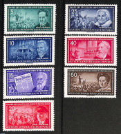 Germany, DDR 1955 Labour Movement 7v, Mint NH, History - Various - Newspapers & Journalism - Union - Ongebruikt