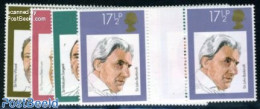 Great Britain 1980 Musicians 4v Gutter Pairs, Mint NH, Performance Art - Music - Ongebruikt