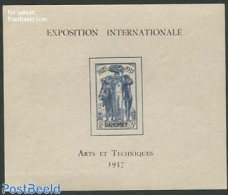 Dahomey 1937 World Expo Paris S/s, Mint NH, Various - World Expositions - Otros & Sin Clasificación