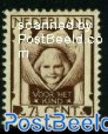 Netherlands 1924 7.5+3.5c Brown, Stamp Out Of Set, Mint NH - Ungebraucht