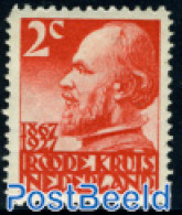 Netherlands 1927 2+3c, King Willem II, Perf. 11.5 X 12, Mint NH, Health - Red Cross - Unused Stamps