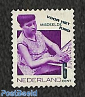 Netherlands 1931 6+4c, Blind Girl, Stamp Out Of Set, Unused (hinged), Health - Disabled Persons - Unused Stamps