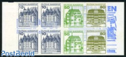 Germany, Federal Republic 1984 Castles Booklet, Post, Krueger Briefmarken Auswahl, Mint NH, Stamp Booklets - Nuovi