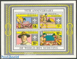 Tanzania 1982 75 Years Scouting S/s, Mint NH, Sport - Scouting - Tanzanie (1964-...)