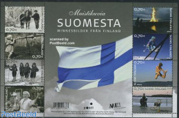 Finland 2007 Remember Finland S/s, Mint NH, History - Nature - Sport - Flags - Horses - Skiing - Neufs