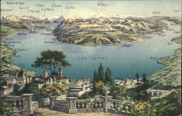 11353978 Lausanne VD Panorama Lac Leman Et Les Alpes Lausanne - Autres & Non Classés