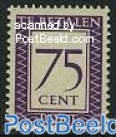 Suriname, Colony 1950 Postage Due 75c, Stamp Out Of Set, Mint NH - Otros & Sin Clasificación