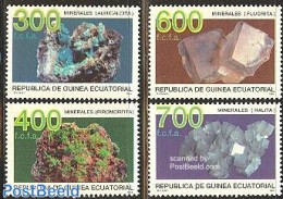 Equatorial Guinea 1994 Minerals 4v, Mint NH, History - Geology - Guinea Ecuatorial