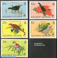 Solomon Islands 1990 Birdpex 5v, Mint NH, Nature - Birds - Isole Salomone (1978-...)