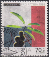 1999 Pro Patria, Kastanienhaine In Malcantone, ⵙ Zum:CH B264, Mi:CH 1681, Yt:CH 1609, - Gebruikt