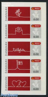 Denmark 2011 Wishing Stamps 5v S-a, Mint NH, Various - Greetings & Wishing Stamps - Unused Stamps