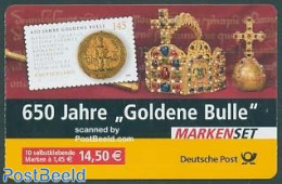 Germany, Federal Republic 2006 Goldene Bulle Booklet, Mint NH, Various - Stamp Booklets - Money On Stamps - Nuovi