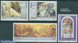 Malta 2005 Christmas 4v, Mint NH, Religion - Christmas - Art - Paintings - Christmas