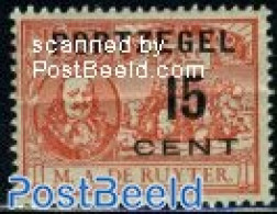 Netherlands 1907 15c, Postage Due, Stamp Out Of Set, Unused (hinged) - Ohne Zuordnung