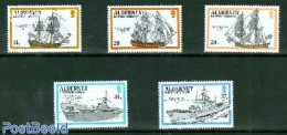 Alderney 1990 Yearset 1990, Complete, 5v, Mint NH, Various - Yearsets (by Country) - Non Classés