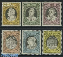 Czechoslovkia 1956 Mozart 6v, Mint NH, Performance Art - Music - Sonstige & Ohne Zuordnung