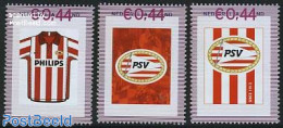 Netherlands - Personal Stamps TNT/PNL 2007 PSV 3v, Mint NH, Sport - Football - Otros & Sin Clasificación