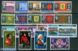 Guernsey 1969 Yearset 1969, Complete, 20v, Mint NH, Various - Yearsets (by Country) - Unclassified