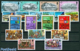 Guernsey 1982 Yearset 1982, Complete, 19v, Mint NH, Various - Yearsets (by Country) - Unclassified