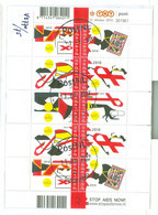 NEDERLAND NVPH  V.2770 - 2775 *   BLOK BLOC * BLOCK * STOP AIDS * POSTFRIS GESTEMPELD * CAT.W. EURO 20.00 - Used Stamps