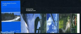 Finland 1999 Roads 4v In Booklet, Mint NH, Stamp Booklets - Art - Bridges And Tunnels - Nuovi