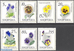 Albania 1969 Flowers 7v, Mint NH, Nature - Flowers & Plants - Albanien