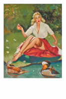 Pin Ups Of PETER DARRO Carte Postale Postcard - Size 15x10 Cm.aprox. - Pin-Ups