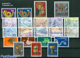 Liechtenstein 1973 Yearset 1973, Complete, 21v, Mint NH, Various - Yearsets (by Country) - Unused Stamps