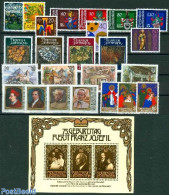 Liechtenstein 1981 Yearset 1981, Complete, 24v + 1s/s, Mint NH, Various - Yearsets (by Country) - Nuevos