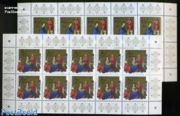 Germany, Federal Republic 1994 Christmas 2 M/s, Mint NH, Religion - Christmas - Art - Paintings - Unused Stamps