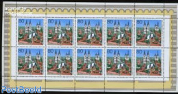 Germany, Federal Republic 1996 1000 Year Domplatz In Halberstadt M/s, Mint NH, Religion - Churches, Temples, Mosques, .. - Ongebruikt