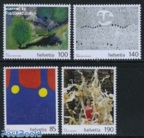 Switzerland 2011 Art From Artists With A Handicap 4v, Mint NH, Health - Disabled Persons - Art - Modern Art (1850-pres.. - Ungebraucht